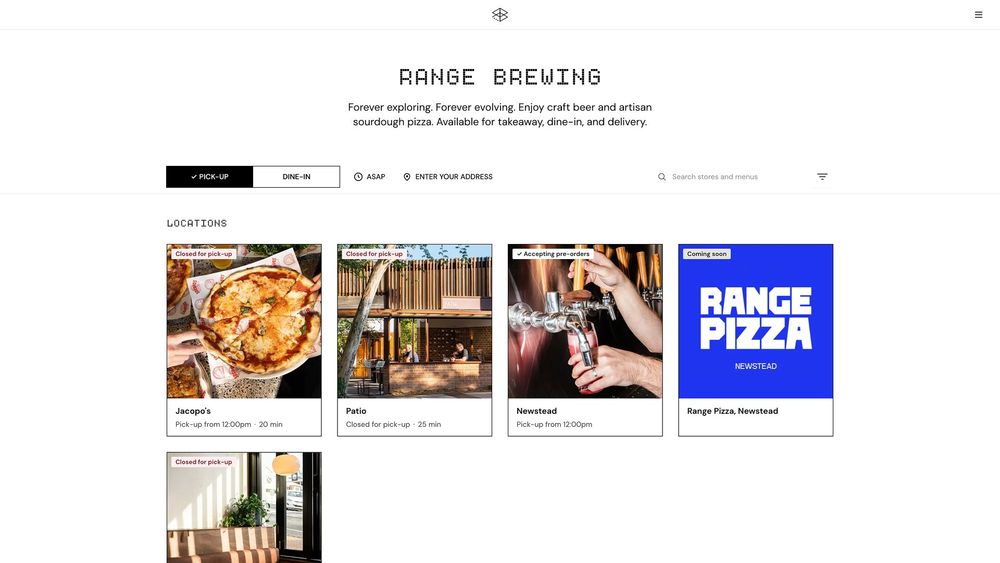 Range Brewing cover image